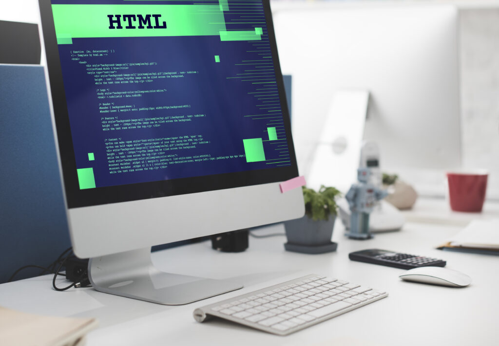 html programming advanced technology web concept